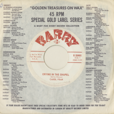 Crying In The Chapel / I'm Gonna Try (1965)