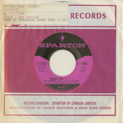 Crying Time / When My Dreamboat Comes Home (1965)