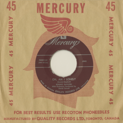 Oh Am I Lonely / Cuddle Me (1953)