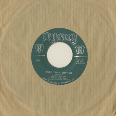 Cure That Shyness / A Place For Homeless Hearts (1956)