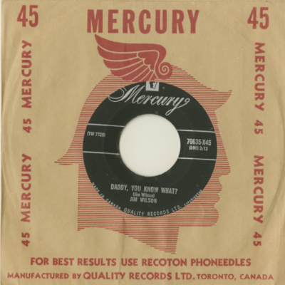 Daddy, You Know What? / Plans For Divorce (1955)