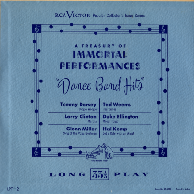 A Treasury Of Immortal Performances Dance Band Hits (1951)