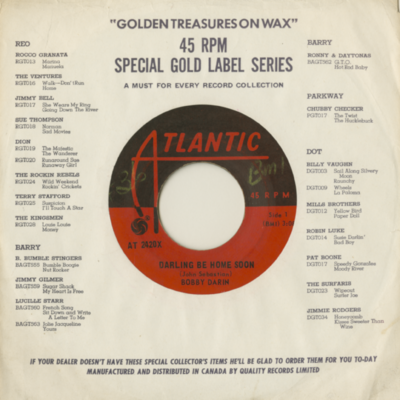 Darling Be Home Soon / Hello Sunshine