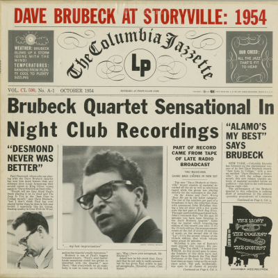 Dave Brubeck At Storyville