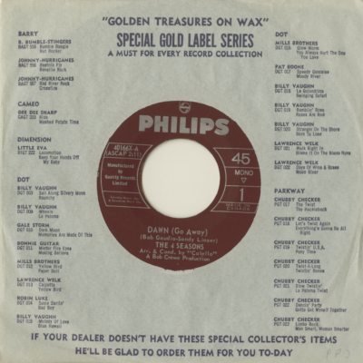 Dawn Go Away / No Surfin' Today