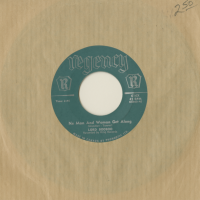 De Fork De Knife De Spoon / No Man & Woman Get Along (1957)