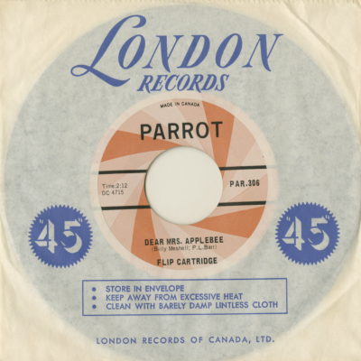 Dear Mrs. Applebee / Don't Take The Lovers From The World (1966)