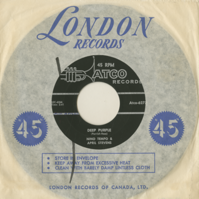 Deep Purple / I've Been Carrying A Torch For You So Long That I Burned A Great Big Hole In My Heart