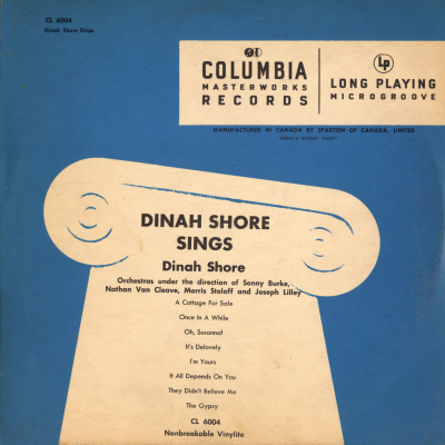 Dinah Shore Sings
