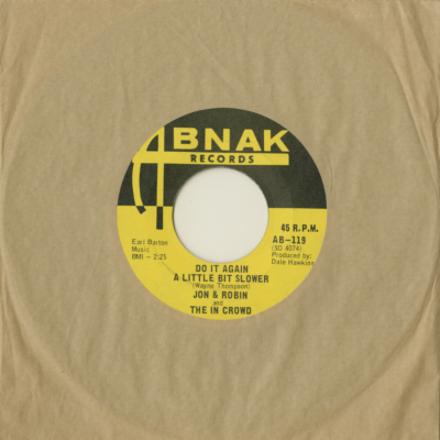 Do It Again A Little Bit Slower / If I Need Someone Its You (1967)