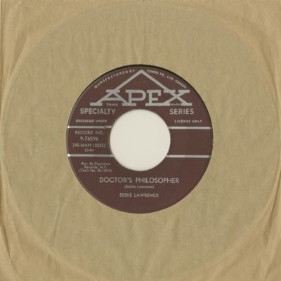 Doctor's Philosopher / Blackouts Of 1984