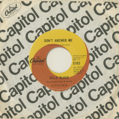 Don't Answer Me / The Right One Is Left