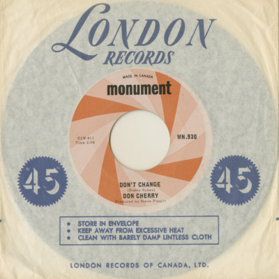 Don't Change / I Love You Drops (1966)