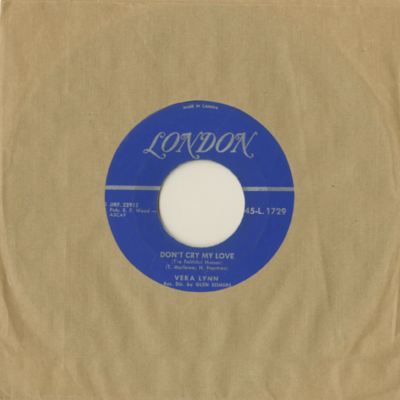 Don't Cry My Love / By The Fountains Of Rome