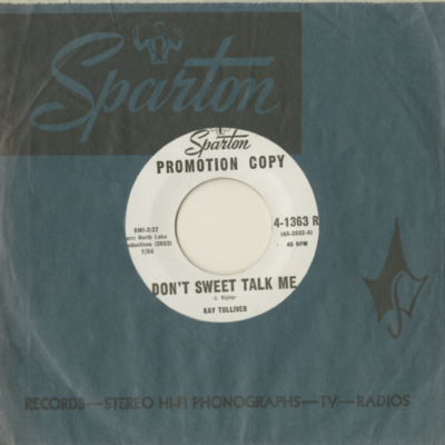 Don't Sweet Talk Me / Someone Finially Found Me (1965)