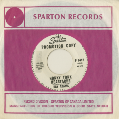 Don't Talk Trouble To Me / Honky Tonk Heartaches (1965)