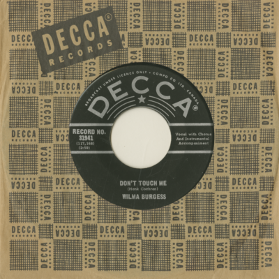 Don't Touch Me / Turn Around Teardrops