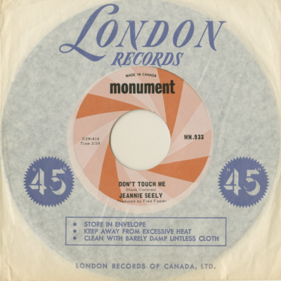 Don't Touch Me / You Tied Tin Cans To My Heart