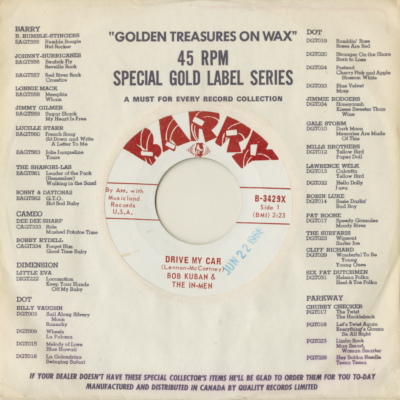 Drive My Car / The Pretzel