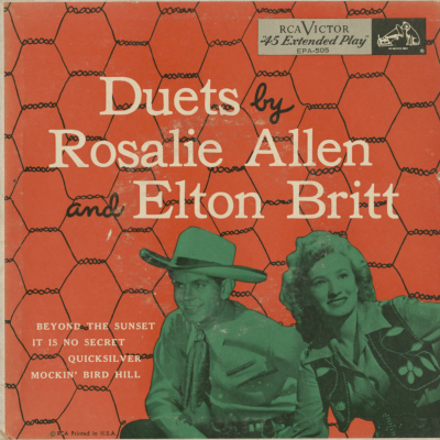 Duets By Rosalie Allen & Elton Britt (1954)