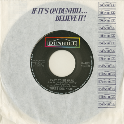 Easy To Be Hard / Dreaming Isn't Good For You (1969)