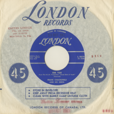 Ebb Tide / Face To Face (1962)