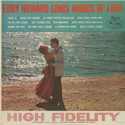 Eddy Howard Sings Words Of Love