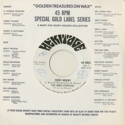 Eeny Meeny / How Easy Your Heart Forgets Me (1968)