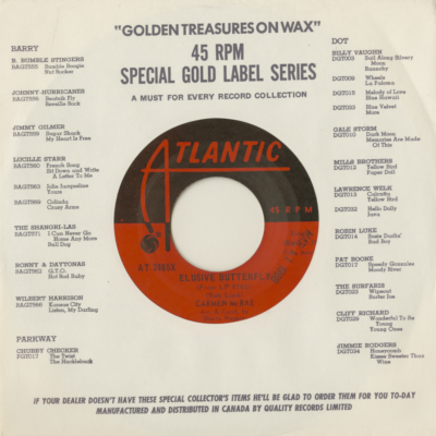 Elusive Butterfly / I'm Always Drunk In San Francisco