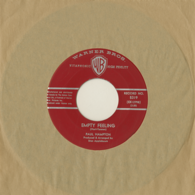 Empty Feeling / I Can Tell The Way You Say Hello (1962)