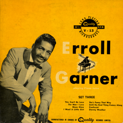 Erroll Garner Playing Piano Solos Set Three