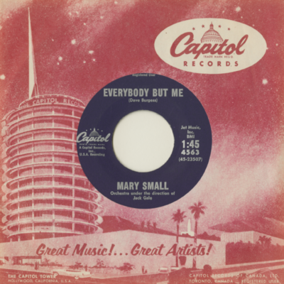 Everybody But Me / Valley Of Tears (1961)