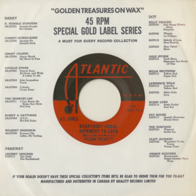 Everybody Needs Someone To Love / Nothing You Can Do