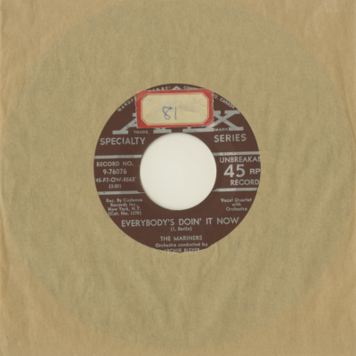 Everybody's Doin' It Now / Zindy Lou