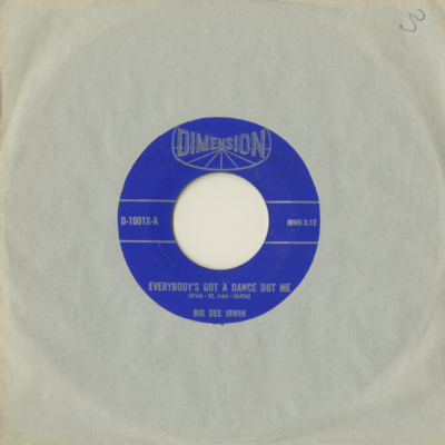 Everybody's Gotta Dance But Me / And Heaven Was There (1962)