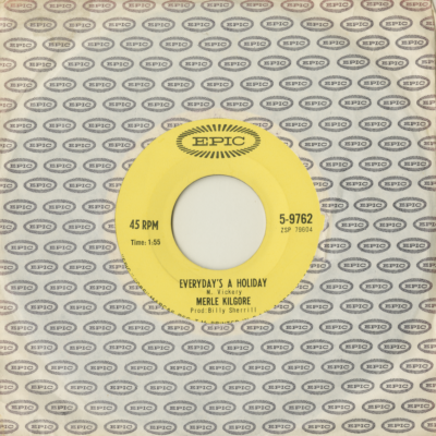 Everyday's A Holiday / It's All Over Now