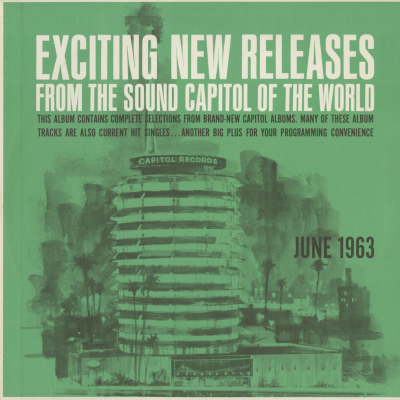 Exciting New Releases From The Sound Capitol Of The World June 1963