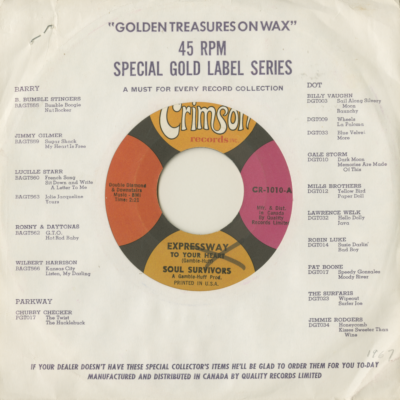 Expressway To Your Heart / Hey Gyp (1967)