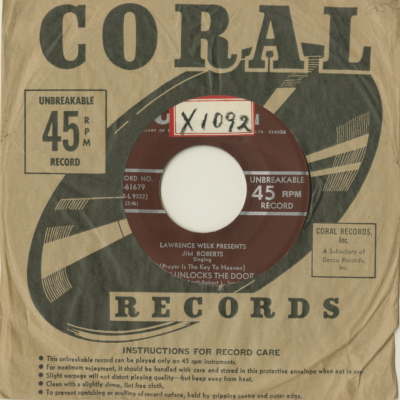 Faith Unlocks The Door / Allegheny Moon (1956)