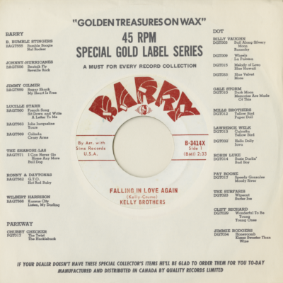 Falling In Love Again / You're That Great Big Feeling