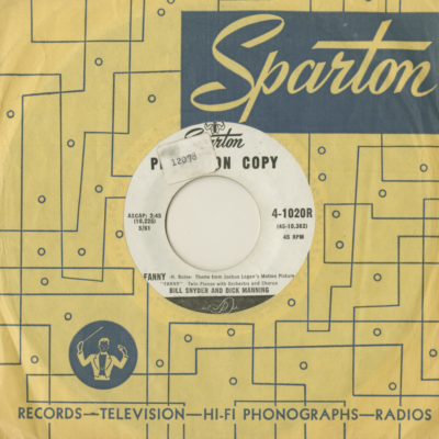 Fanny / It Might As Well Be Spring (1961)