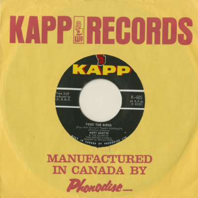 Feed The Birds / A Spoonful Ofg Sugar