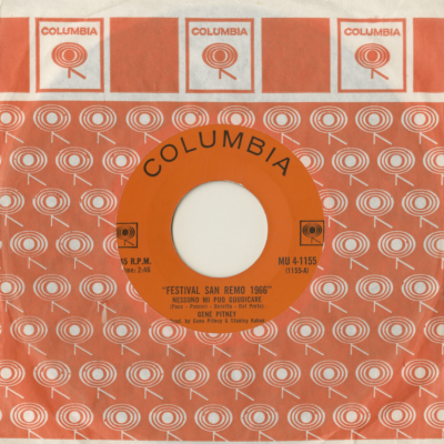 Festival San Remo 1966 / A Nome Mio