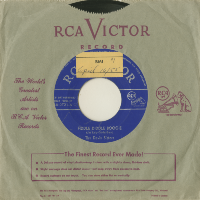 Fiddle Diddle Boogie / Come Back To Me (1955)