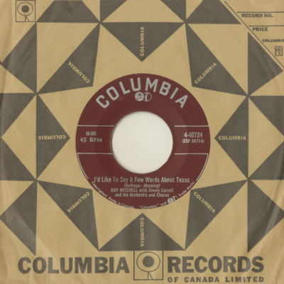 I'd Just Like To Say A Few Words About Texas / Finder's Keepers