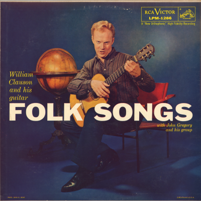 Folk Songs With William Clauson And His Guitar (1956)