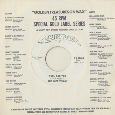 Fool For You / I'm Loving Nothing (1968)