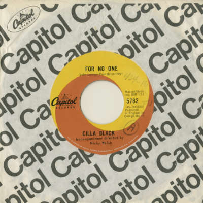 For No One / A Fool Am I