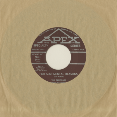 For Sentimental Reasons / Deed I Do