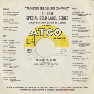 For What Its Worth / Cook Out